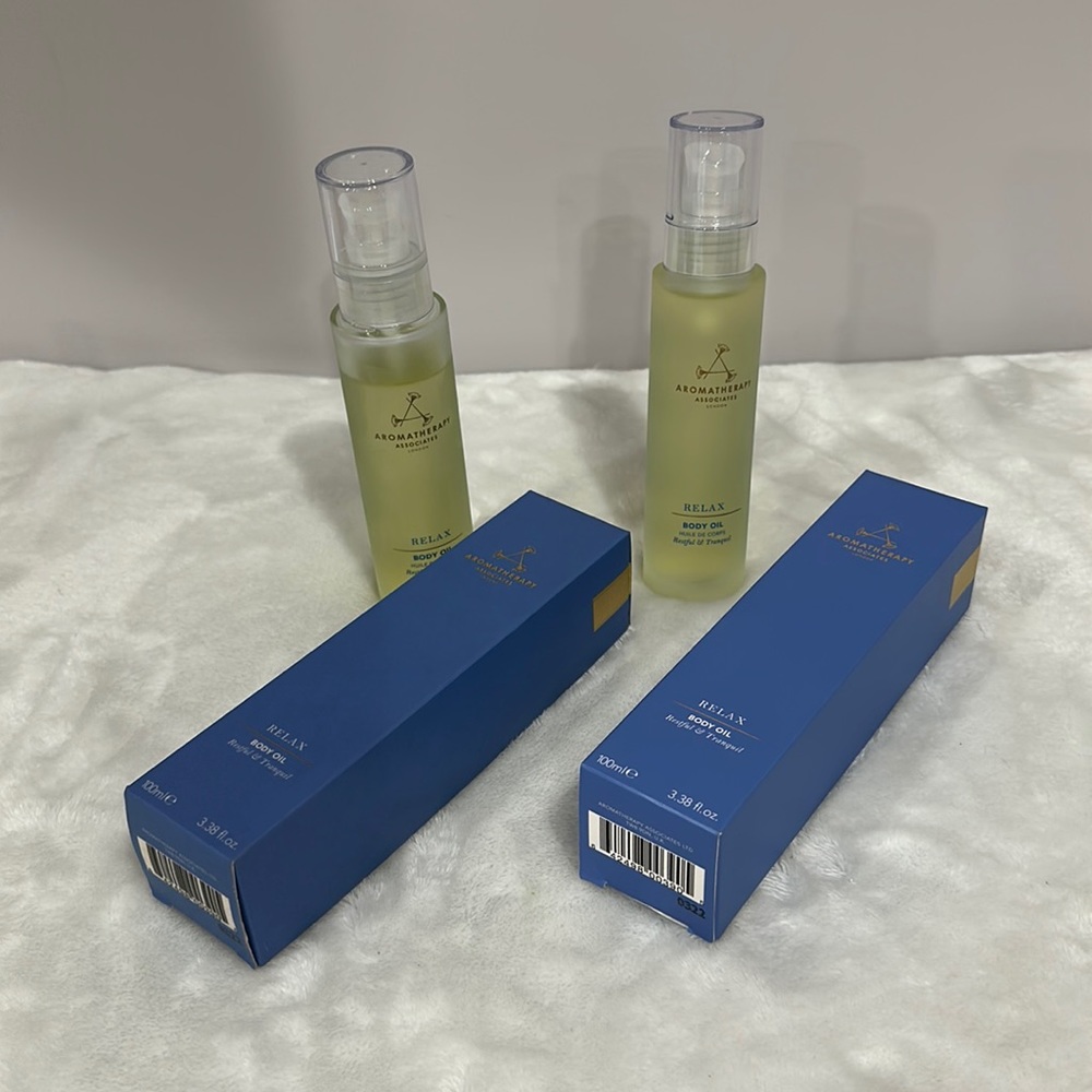 Aromatherapy Associates London Relax body oil bundle